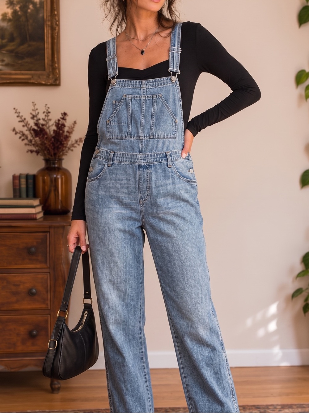 WILD FABLE Denim Overalls